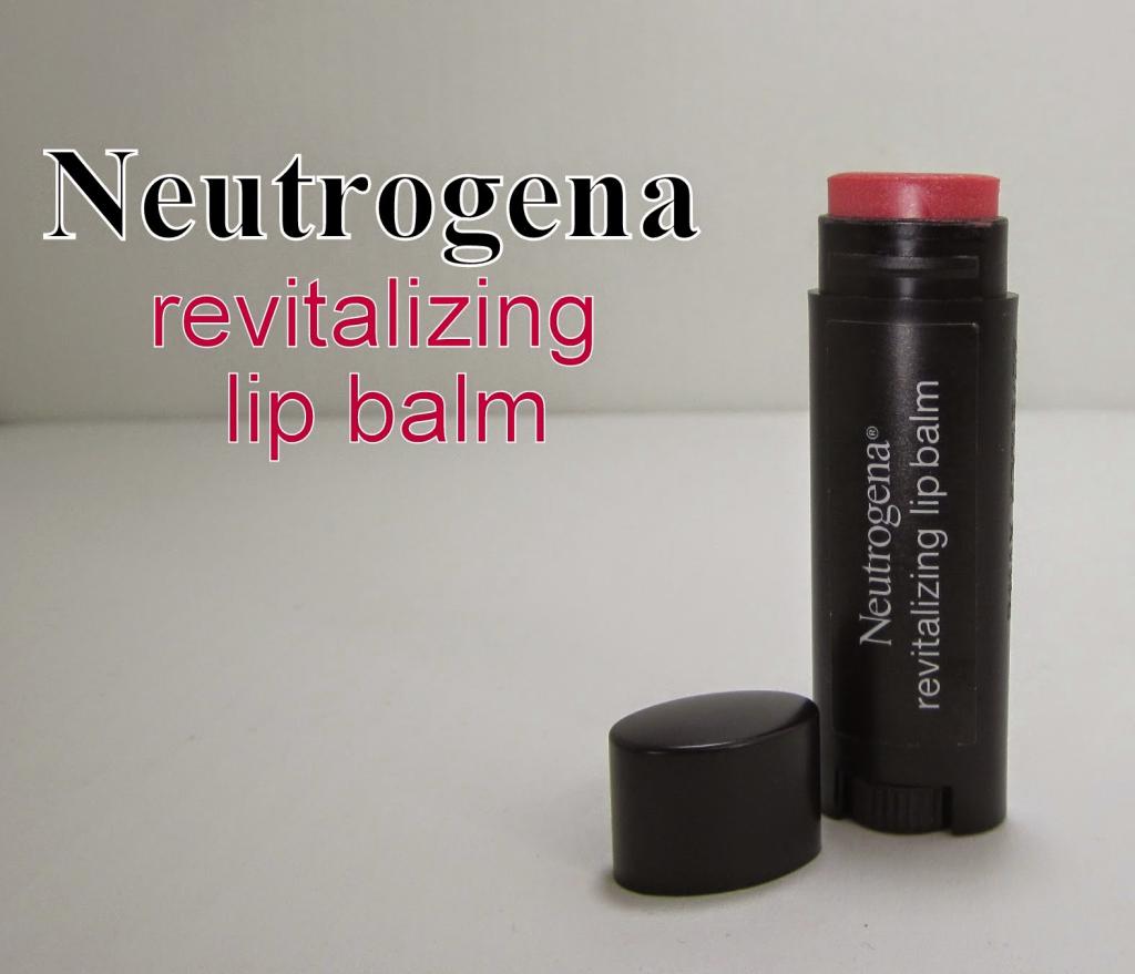 Neutrogena Revitalizing Lip Balm REVIEW, SWATCH