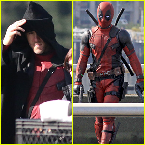 Ryan Reynolds Photographed Unmasked in the ‘Deadpool’ Suit!