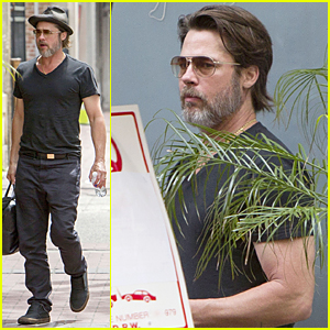 Brad Pitt Flaunts Muscles on ‘Big Short Set’