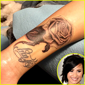 Demi Lovato Replaces ‘Vagina Tattoo’ With Beautiful Rose – See the Pic!