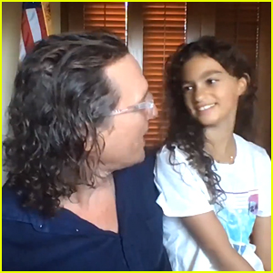 Matthew McConaughey’s Daughter Vida Makes Rare Appearance in Video Interview With Him