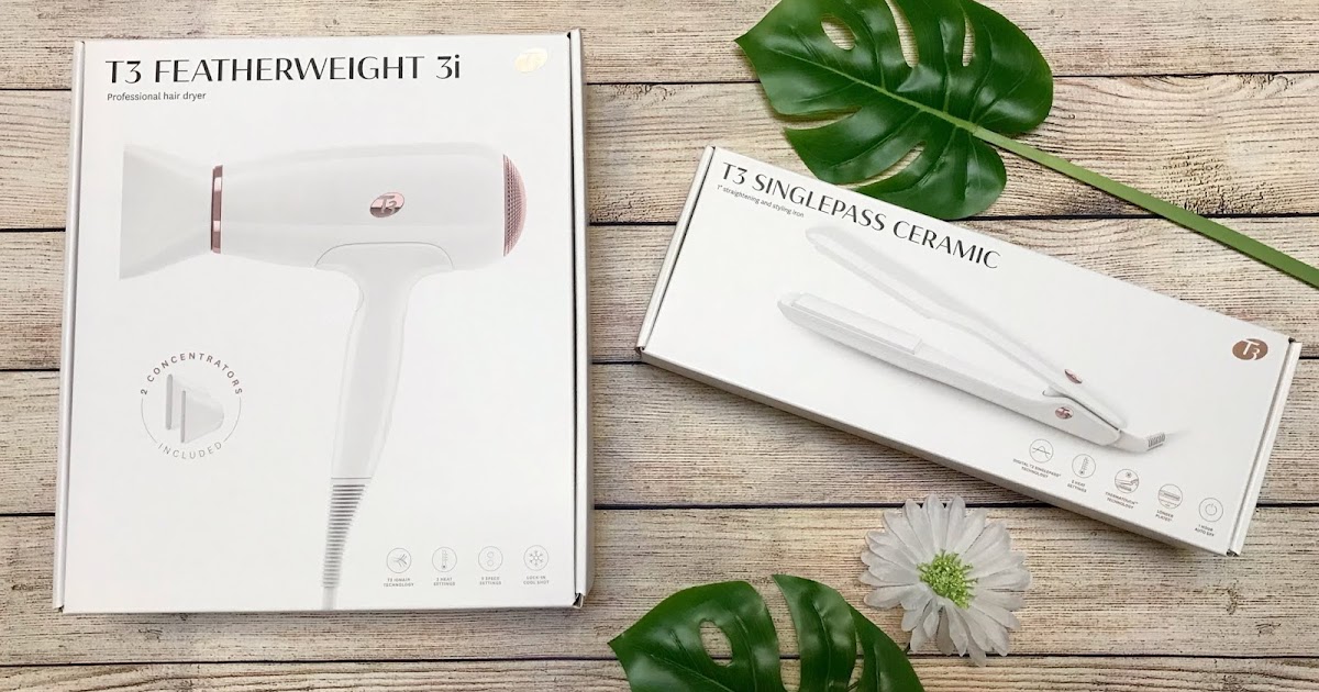 Monroe Misfit Makeup | Beauty Blog: T3 Featherweight 3i Hair Dryer & SinglePass Ceramic Flat Iron Review (Costco deal!)