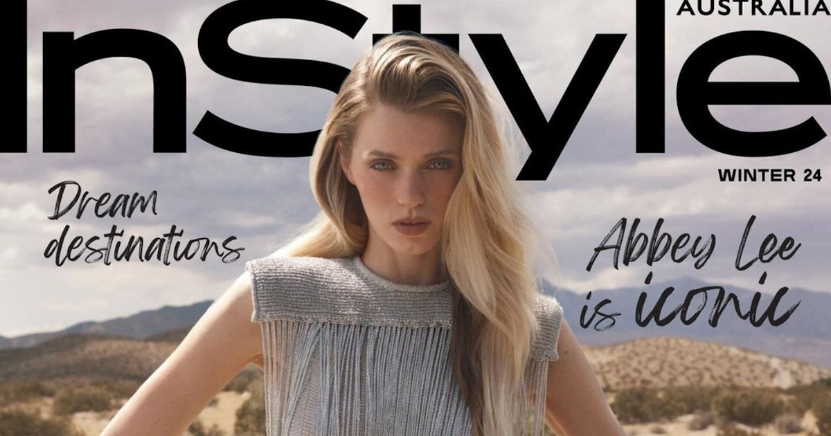 Abbey Lee InStyle Australia Winter 2024