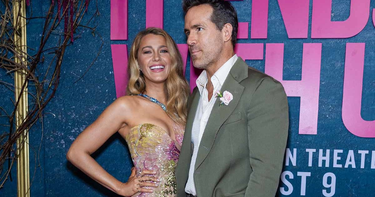 Blake Lively Wears Britney Spears’ Versace Dress at ‘It Ends With Us’ Premiere