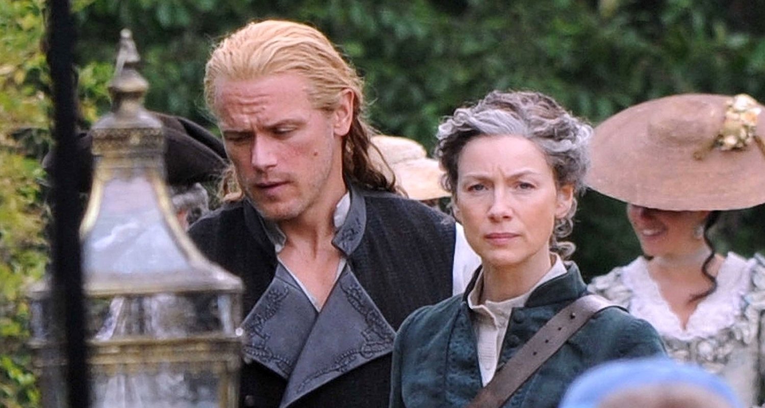 Sam Heughan & Caitriona Balfe Seen on Set of ‘Outlander’ Season 8 for First Time | Caitriona Balfe, Carla Woodcock, Charles Vandervaart, David Berry, Outlander, Sam Heughan | Just Jared: Celebrity News and Gossip