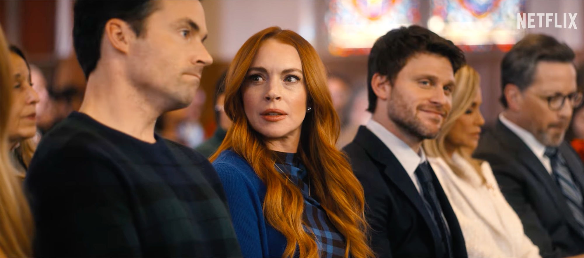 Lindsay Lohan in Netflix’s Holiday RomCom ‘Our Little Secret’ Trailer