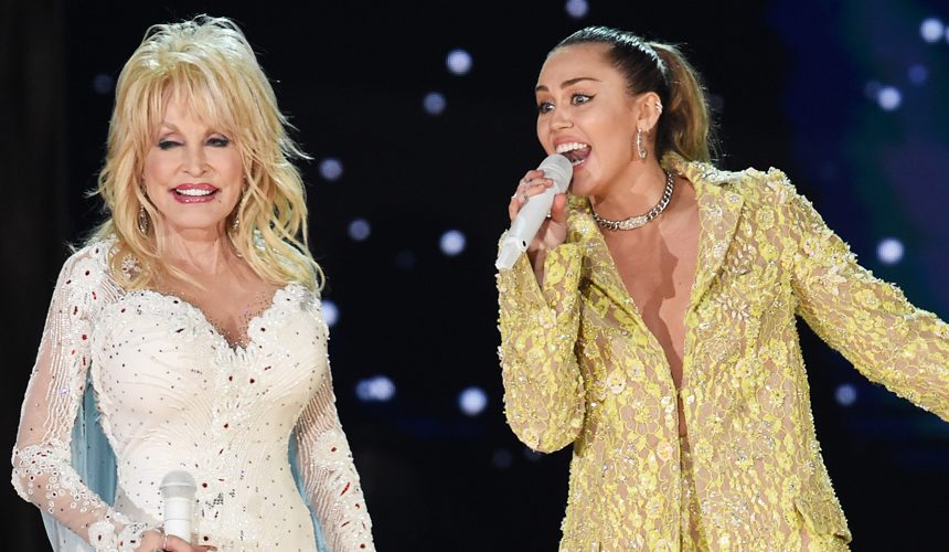 Miley Cyrus Reveals That Godmother Dolly Parton Had Some Doubts About 1 of Her Songs | Dolly Parton, Miley Cyrus, Music | Just Jared: Celebrity News and Gossip